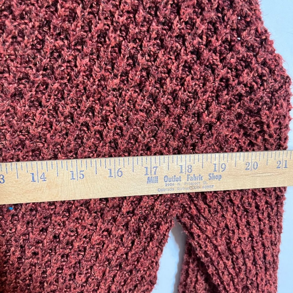 American Eagle Sweater Cardigan Button Front Knit Grandpa Women Size Medium - Picture 6 of 7